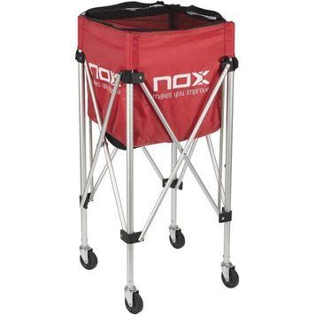 Корзина для мячей NOX BOLAS PLEGABLE RUEDAS ROJO 120322 фото