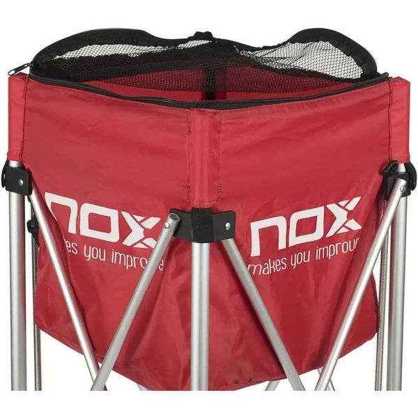 Корзина для мячей NOX BOLAS PLEGABLE RUEDAS ROJO 120322 фото