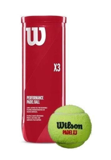 Мячи для падел-тенниса Wilson PADEL X3, 3 шт. 120323 фото