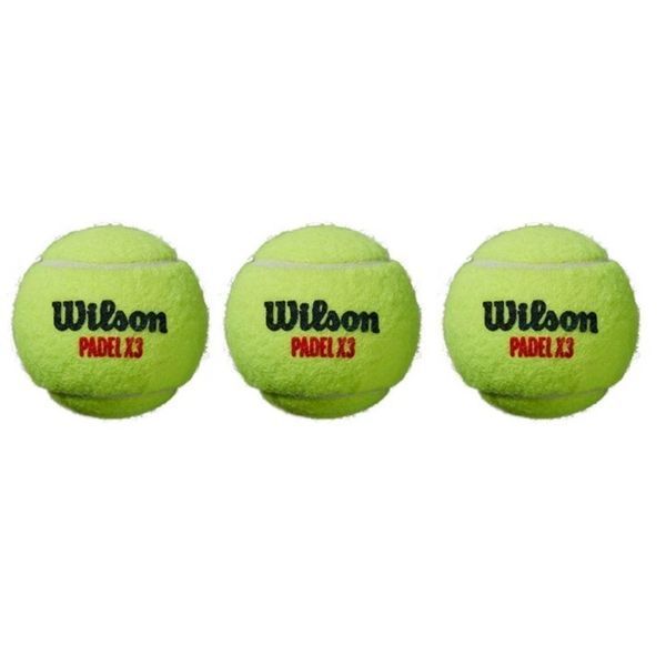 Мячи для падел-тенниса Wilson PADEL X3, 3 шт. 120323 фото