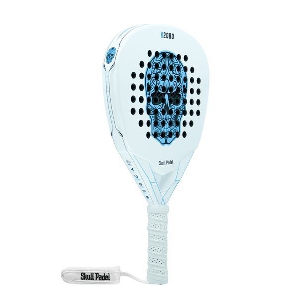 Ракетка для падел-тенісу Skull Padel V2080 White Blue 12K 120326 фото