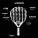 Ракетка для падел-тенниса Skull Padel V2000 White Black 15K 120327 фото 3