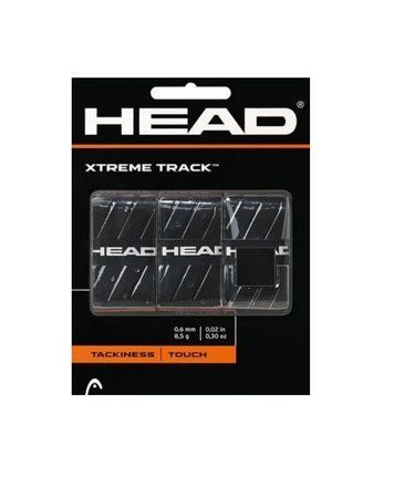 Обмотка (Overgrip) Head Xtremetrack (3 шт) для падел-тенісу. чорна 120361 фото