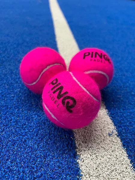 Мячи для падел-тенниса PINQ Padel Balls Pink 3 шт 2759961634 фото