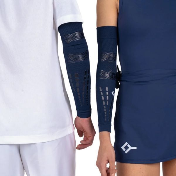 Компрессионный спортивный рукав Floky No Strain Evolution Blue L-XL для падел-тенниса 105821 фото