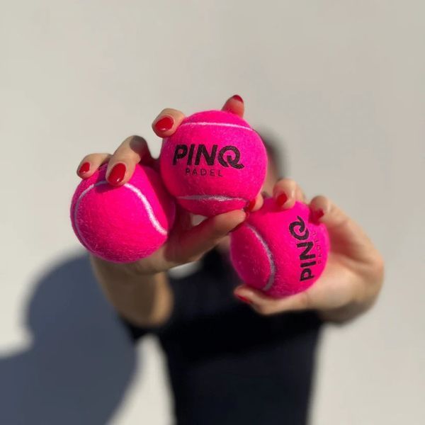Мячи для падел-тенниса PINQ Padel Balls Pink 3 шт 2759961634 фото