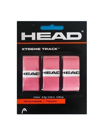 Обмотка (Overgrip) Head Xtremetrack (3 шт) для падел-тенисса, розовая 120362 фото
