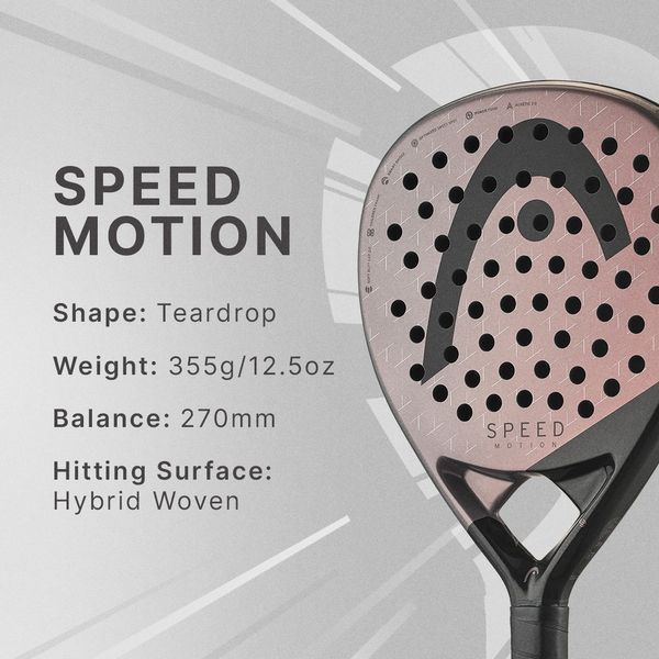 Ракетка для падел-тенниса Head Speed Motion 2025 бежевая 2761206864 фото
