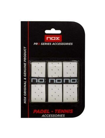 Обмотка перфорована Nox Overgrip padel (3 шт), для падел-тенісу 120364 фото