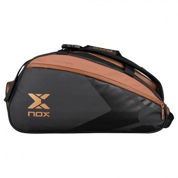 Сумка для падела NOX LUXURY OPEN SERIES BLACK/BROWN PADEL BAG 120281 фото