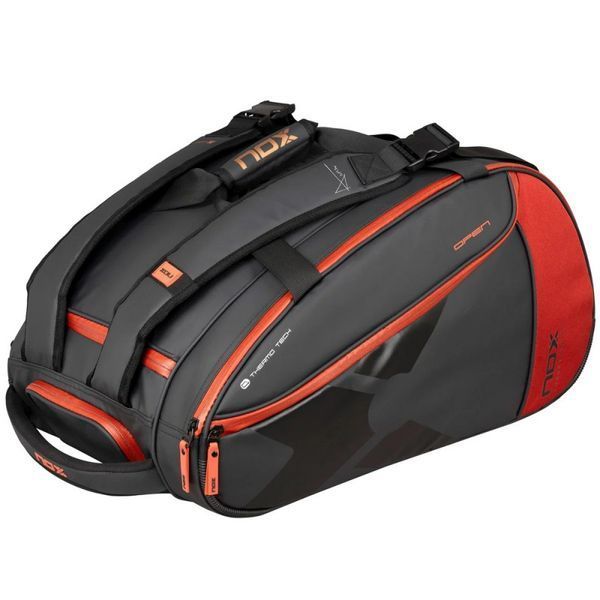 Сумка для падела NOX LUXURY OPEN SERIES BLACK/RED PADEL BAG 120282 фото