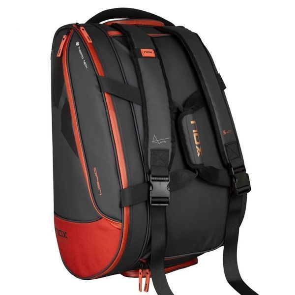 Сумка для падела NOX LUXURY OPEN SERIES BLACK/RED PADEL BAG 120282 фото