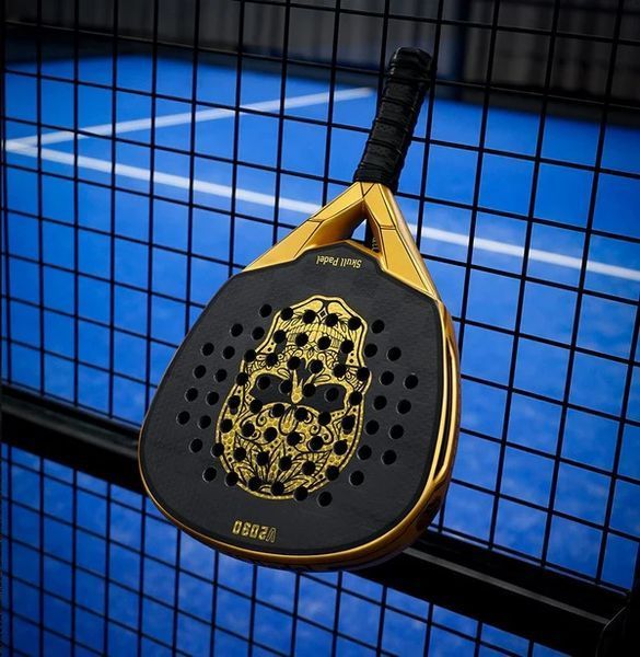 Ракетка для падел-тенісу Skull Padel V2090 Black Gold 24K 120337 фото