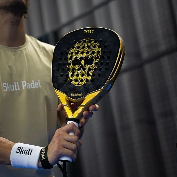 Ракетка для падел-тенісу Skull Padel V2090 Black Gold 24K 120337 фото