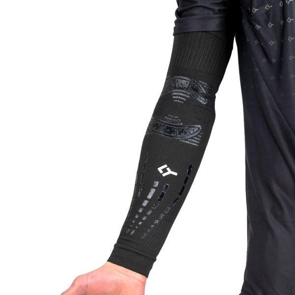 Компрессионный спортивный рукав Floky No Strain Evolution Black L-XL для падел-тенниса 120834 фото