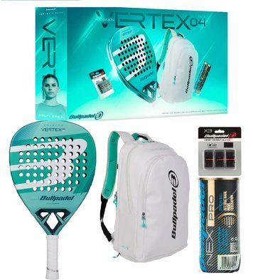 Набор  для падел-тенниса ракетка Bullpadel Vertex 04W 2026, рюкзак, мячи 112102 фото