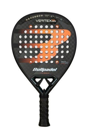 Ракетка для падел-тенісу Bullpadel VERTEX HYBRID 04 25 чорна/помаранчева 120028 фото