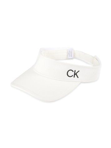 Кепка-козырек Calvin Klein, белая 120117 фото