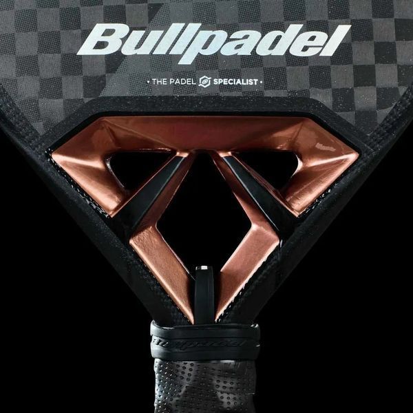 Ракетка для падел-тенісу Bullpadel VERTEX HYBRID 04 25 чорна/помаранчева 120028 фото