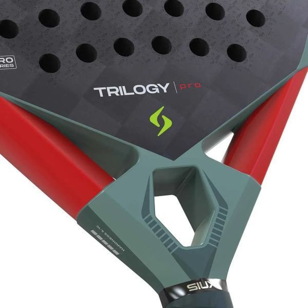 Ракетка для падел-тенниса Siux Trilogy Pro Ash Green 2026 1200448 фото