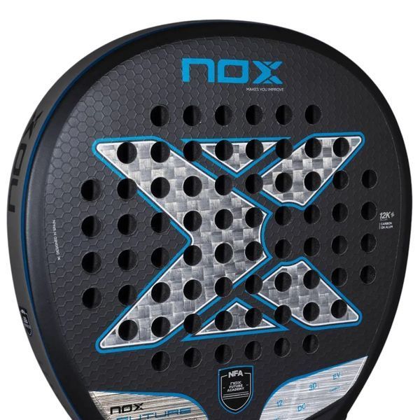 Ракетка для падел-тенниса NOX FUTURE HYBRID 12K ALUM 120381 фото