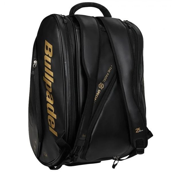 Сумка для падела Bullpadel Flow Black/Gold 2026 Padel Bag 120295 фото