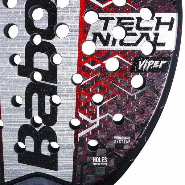 Ракетка для падел-тенісу Babolat Technical Viper 2.5 2025 чорна/червона 120012 фото