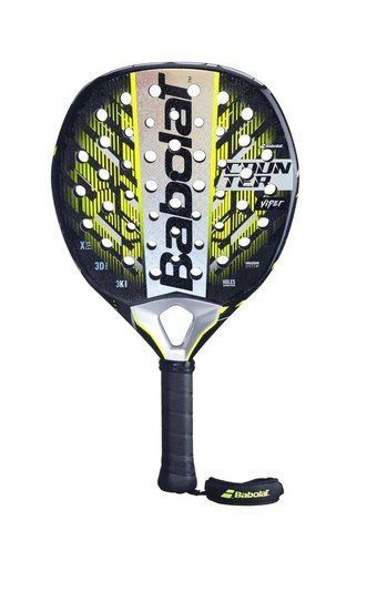 Ракетка падел-тенниса Babolat Counter Viper 2025 желто-зеленая 120013 фото