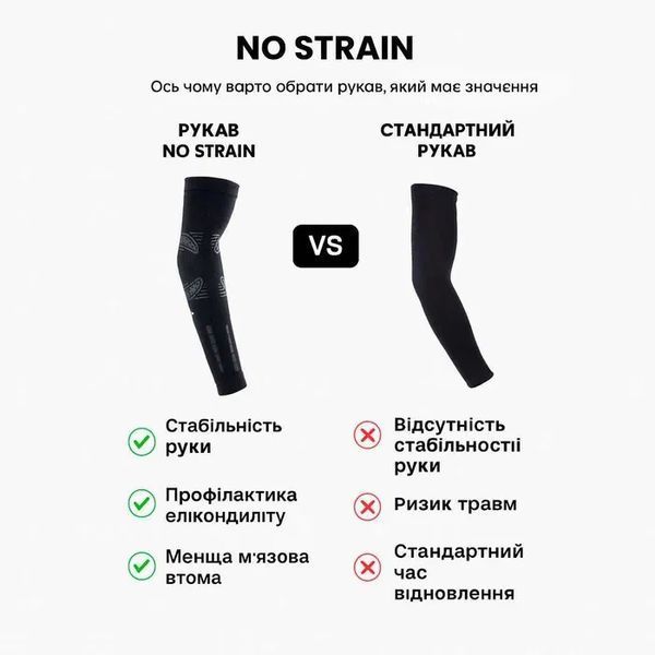 Компрессионный спортивный рукав  Floky NO STRAIN Rio для падел-тенниса 105101 фото