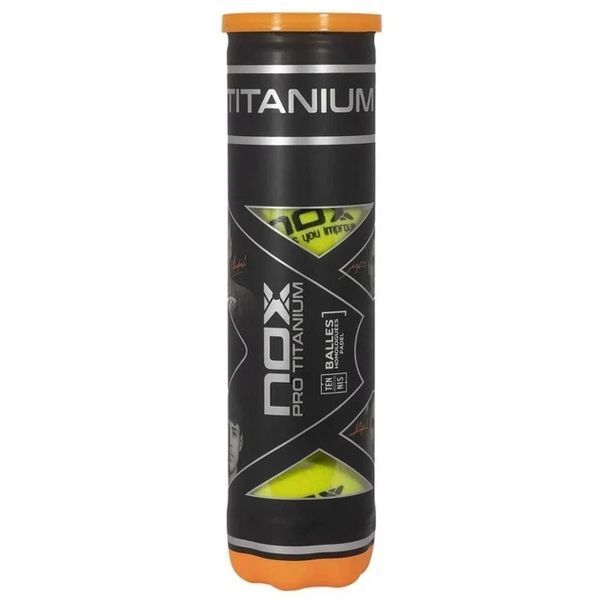 Мячи для падел-тенниса Nox Pro Titanium 4 шт. 120388 фото