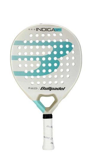 Ракетка для  падел-тенниса женская BULLPADEL INDIGA 2025 W белая 2662575059 фото