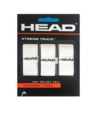 Обмотка (Overgrip) Head Xtremetrack (3 шт) для падел-тенисса, белая 120398 фото