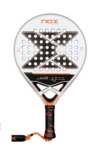 Ракетка для падел-тенниса NOX ML10 QUANTUM 3K RACKET BY MIGUEL LAMPERTI  белая 120020 фото