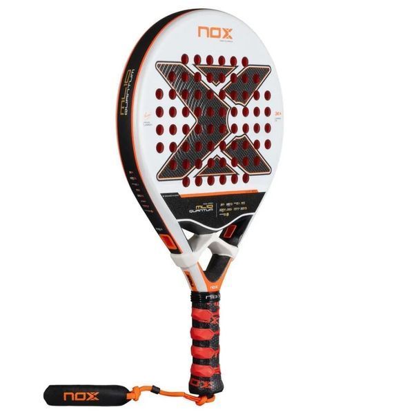 Ракетка для  падел-тенісу NOX ML10 QUANTUM 3K RACKET BY MIGUEL LAMPERTI  біла 120020 фото