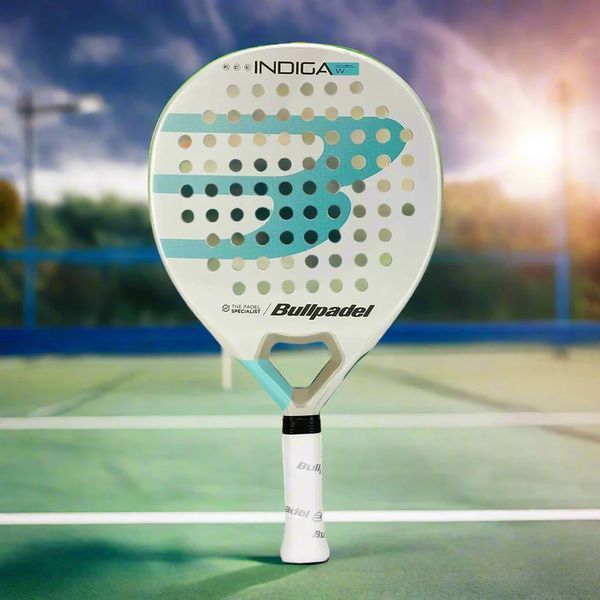 Ракетка для  падел-тенниса женская BULLPADEL INDIGA 2025 W белая 2662575059 фото