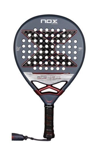 Ракетка для  падел-тенниса Nox AT10 GENIUS 12K RACKET BY AGUSTIN TAPIA 2025 серая 120023 фото