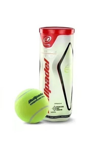 М'ячі для падел-тенісу Bullpadel PREMIUM PRO BOX 3 банки (9 шт) 120649 фото