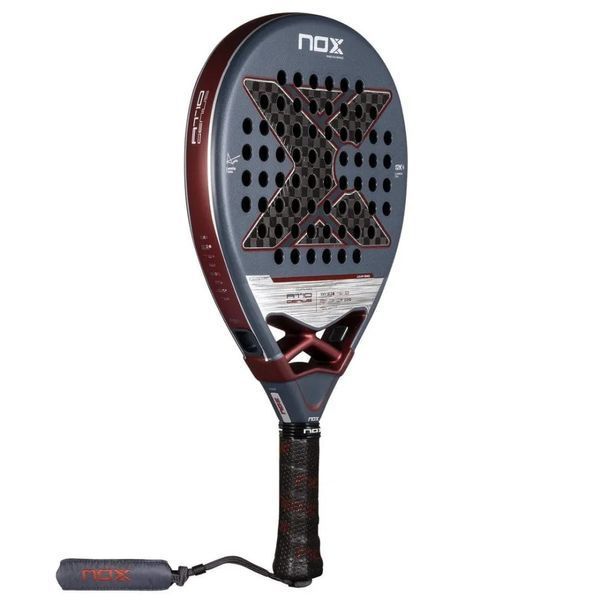Ракетка для  падел-тенісу Nox AT10 GENIUS 12K RACKET BY AGUSTIN TAPIA 2025 сіра 120023 фото