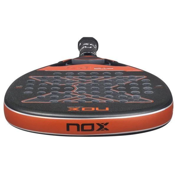 Ракетка для  падел-тенісу Nox AT10 GENIUS 12K RACKET BY AGUSTIN TAPIA 2025 сіра/помаранчева 120024 фото