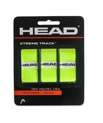 Обмотка (Overgrip) Head Xtremetrack (3 шт) для падел-тенисса, зеленая 120415 фото