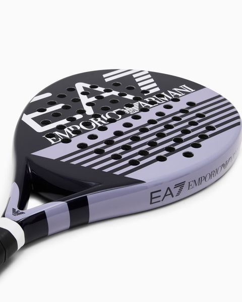 Ракетка для падел-тенниса EA7 Emporio Armani+ сетка, черно-сиреневая 2733673558 фото