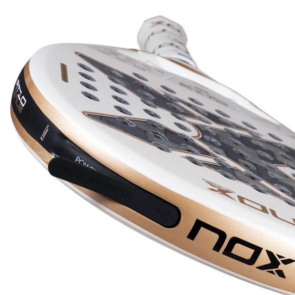 Ракетка для падел-тенісу NOX AT10 GENIUS 12K ALUM XTREM BY AGUSTIN TAPIA, біла 120088 фото